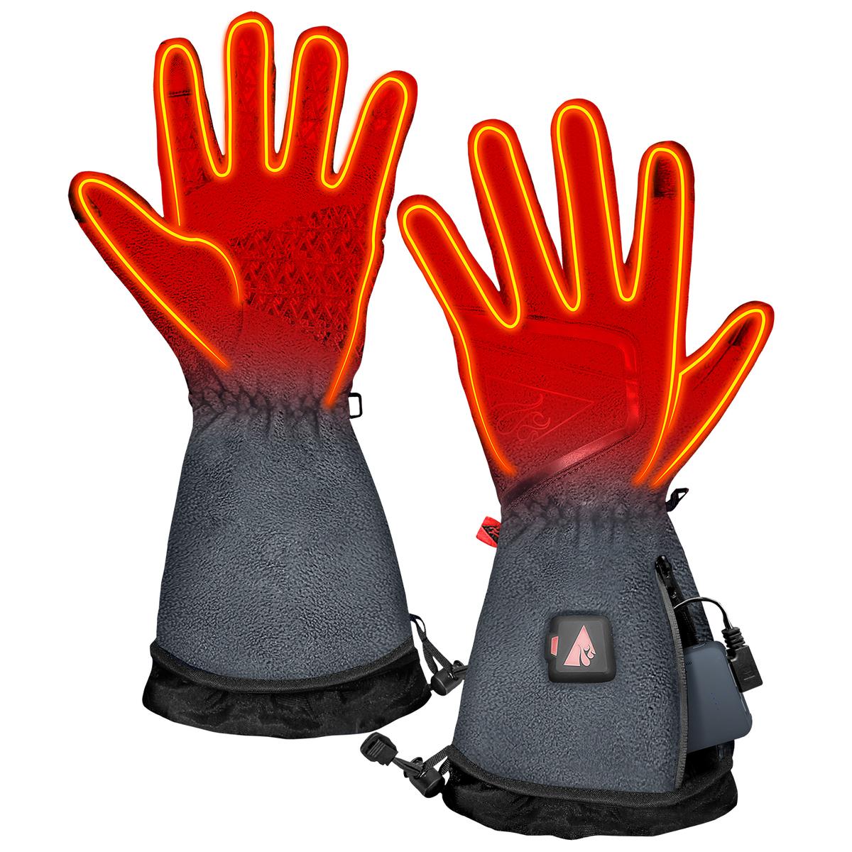 ActionHeat 5V Women's Slim Fit Fleece Heated Gloves - Front