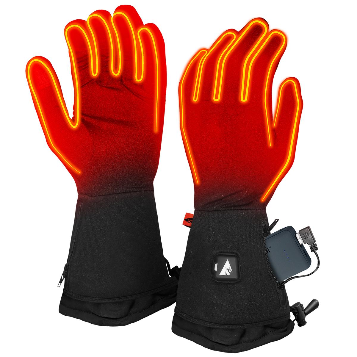 ActionHeat Women's 5V Battery Heated Glove Liners - Black