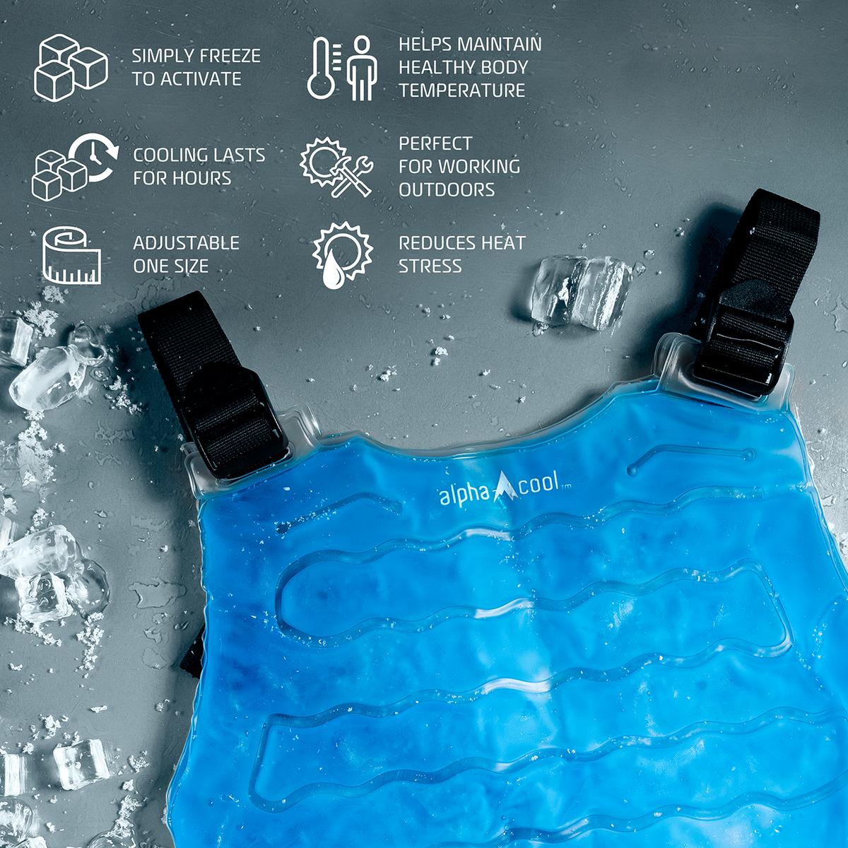 AlphaCool Original Cooling Ice Vest - Back