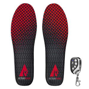 ActionHeat Rechargeable Heated Insoles with Remote - Heated