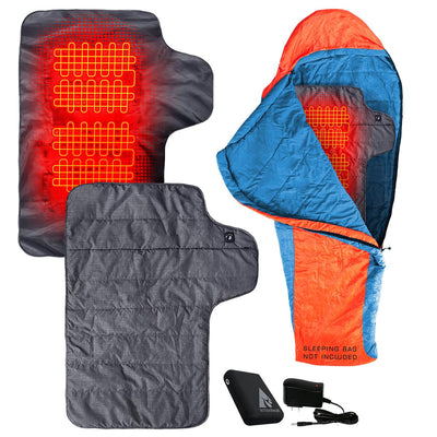 ActionHeat 7V Heated Sleeping Bag Pad - Full Set