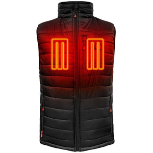 Open Box ActionHeat 5V Battery Heated Insulated Puffer Vest - Men's - Front