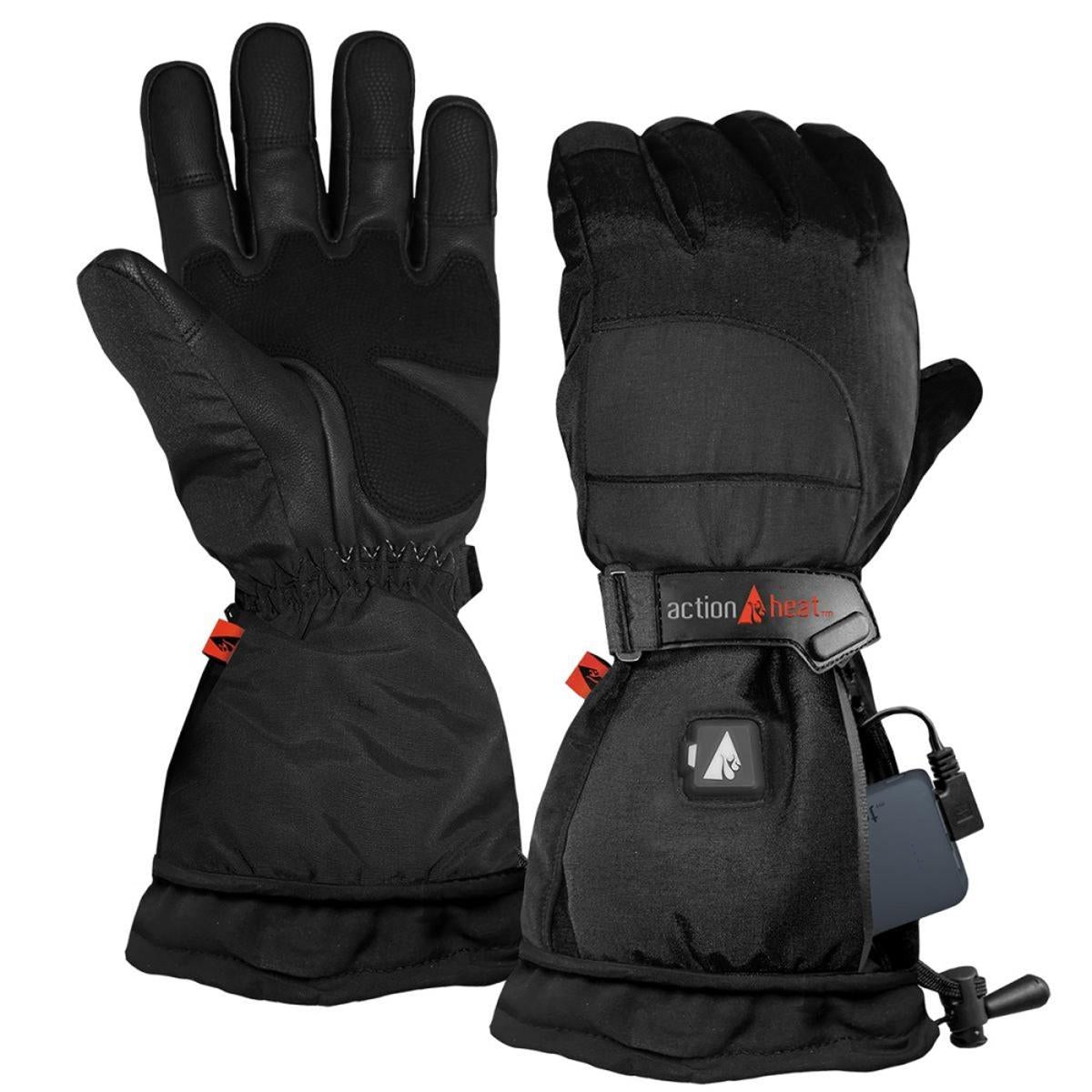 Open Box ActionHeat 5V Battery Heated Snow Gloves - Men's - Heated