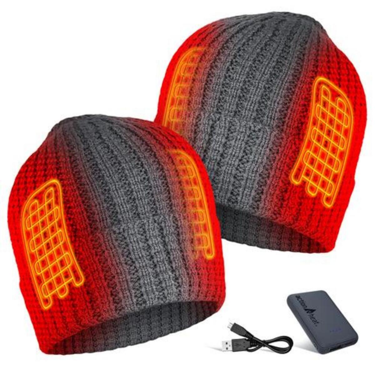 Open Box ActionHeat 5V Battery Heated Waffle Knit Hat - Right