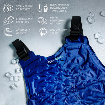 AlphaCool Polar Cooling Ice Vest - Right