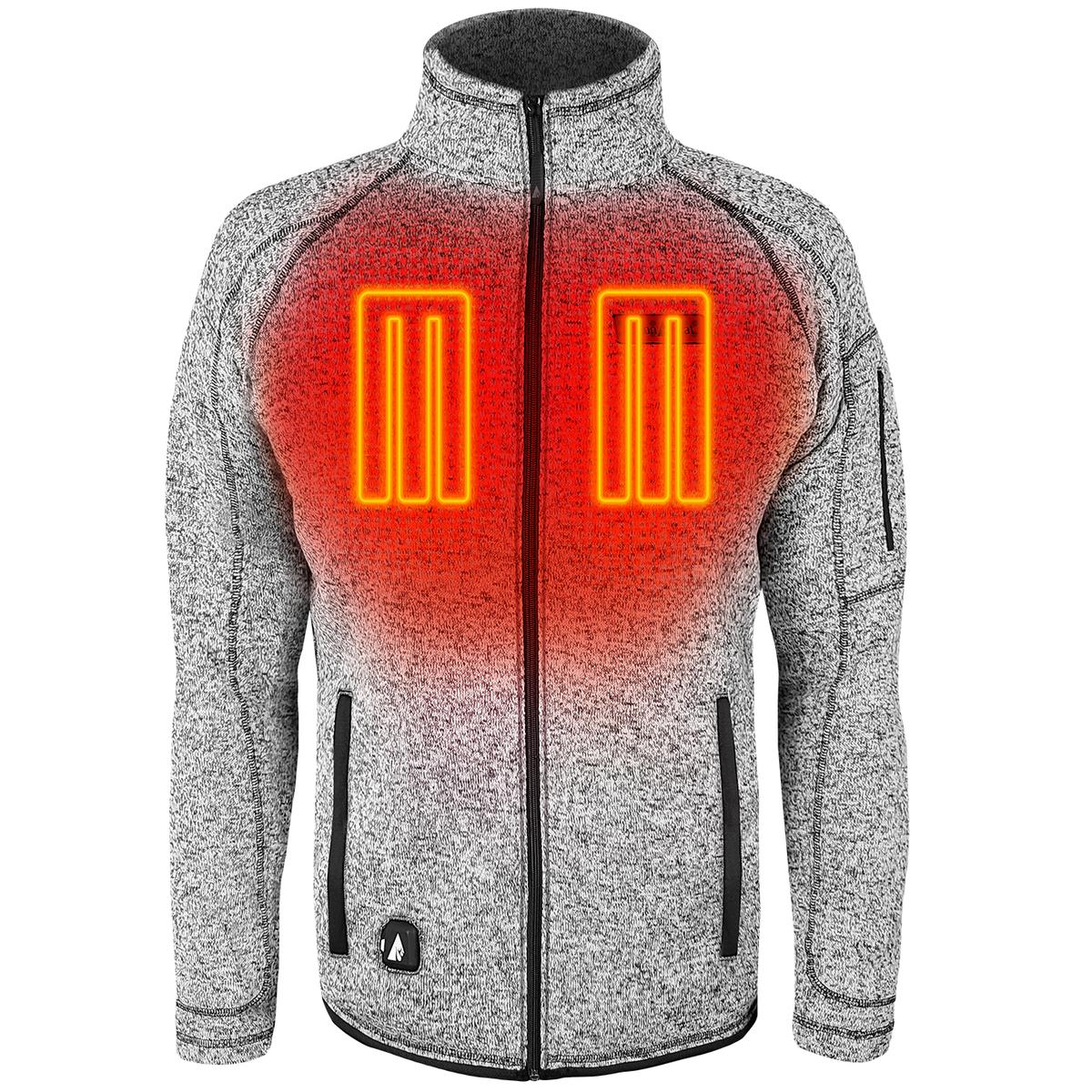 ActionHeat 5V Men's Battery Heated Sweater Jacket – ActionHeat