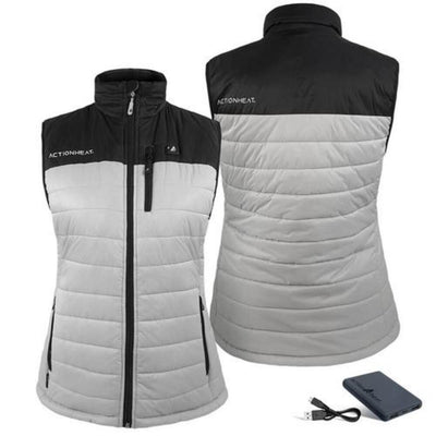 Open Box ActionHeat 5V Women's Pocono Insulated Puffer Heated Vest - Size