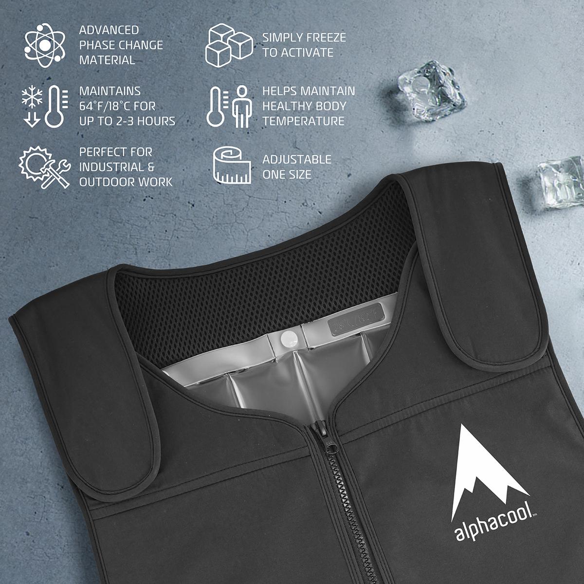 AlphaCool Tundra Phase Change Cooling Vest - Full Set