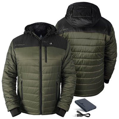 Buy Kelvin Coats Heated Jacket for Men - 10Hr Battery, 5 Heat Zones -  Jarvis, Black, Large at Amazon.in