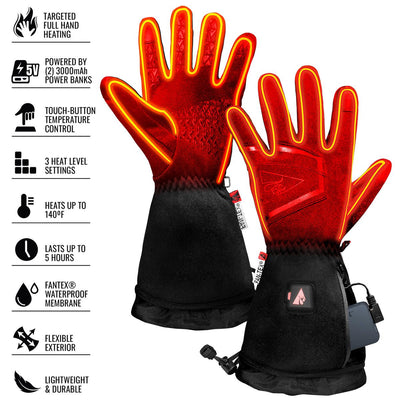 ActionHeat 5V Men's Featherweight Heated Gloves - Back