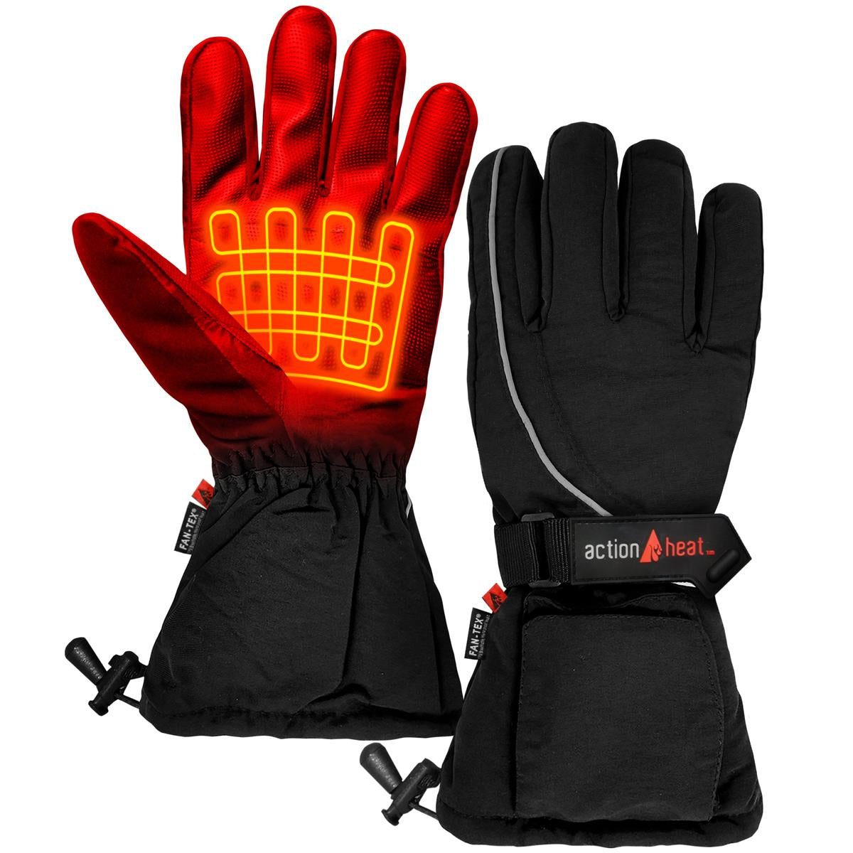 ActionHeat AA Men's Battery Heated Gloves - Back