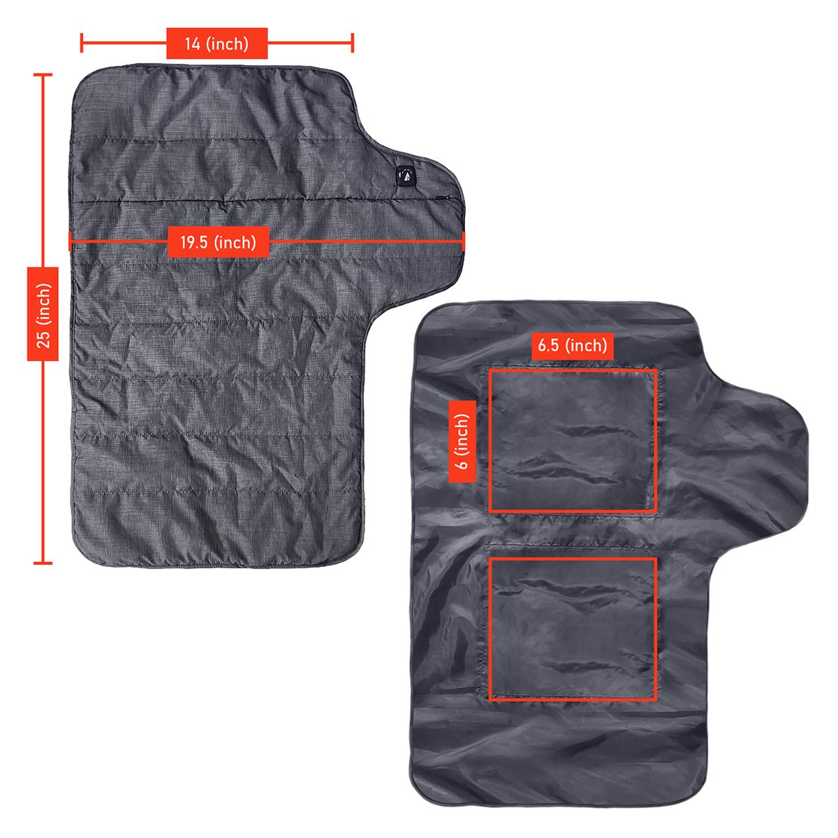 ActionHeat 7V Heated Sleeping Bag Pad - Back